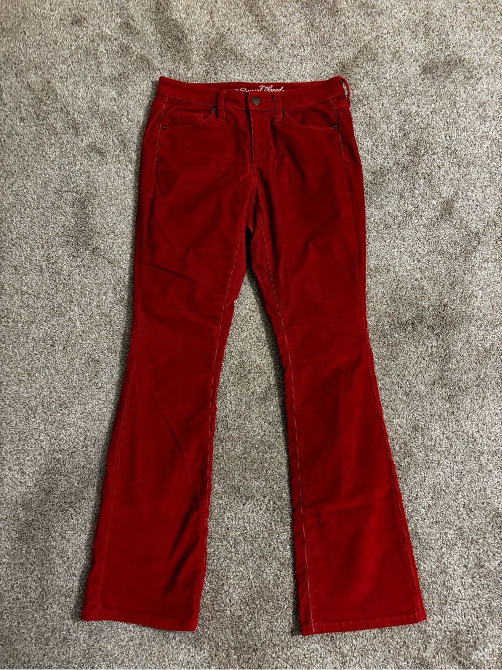 Universal Thread Rust High Rise Skinny Boot Cut Corduroy Jeans